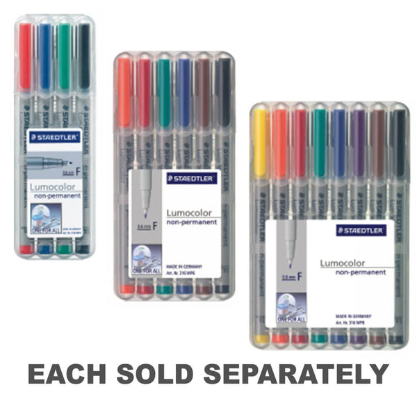 Staedtler Water Soluble Marker Fine Assorted