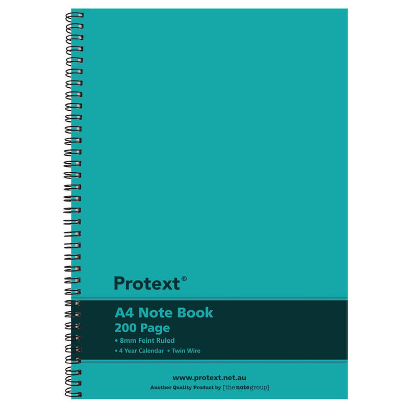 Protext Twin Wire Notebook 200 Pages (A4)