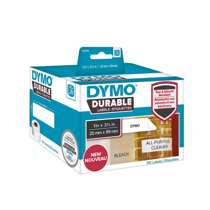 Étiquettes durables DYMO (blanches)