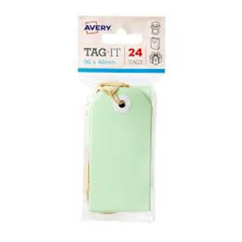 Avery Tags with String 24pk (96x48mm)