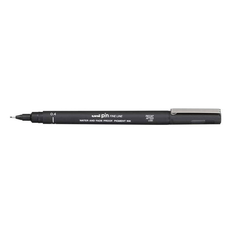 Uni Pin Fine Line Drawing Pen 12pcs (Black)