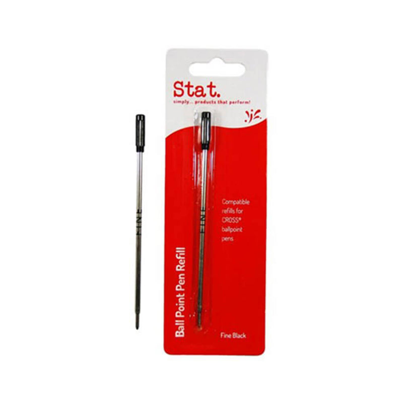 Stat Cross Ballpoint Pen Refill Fine (Pack of 10)